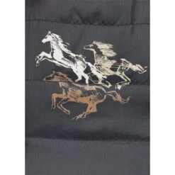 Kerrits Kids' Pony Tracks Reversible Quilted Jacket - Black Run Free/Black 8 Kerrits Kids' Pony Tracks Reversible Quilted Jacket - Black Run Free/Black -Equestrian Riding Clothing 683178 800 800