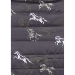 Kerrits Kids' Pony Tracks Reversible Quilted Vest - Black Run Free/Black 7 Kerrits Kids' Pony Tracks Reversible Quilted Vest - Black Run Free/Black -Equestrian Riding Clothing 683319 800 800