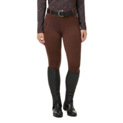 Kerrits Women's Power Stretch Full Seat Tights - Leather 6 Kerrits Women's Power Stretch Full Seat Tights - Leather -Equestrian Riding Clothing 683575 800 800