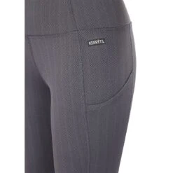 Kerrits Women's Fleece Lite II Knee Patch Tights - Peppercorn Herringbone 7 Kerrits Women's Fleece Lite II Knee Patch Tights - Peppercorn Herringbone -Equestrian Riding Clothing 688595 800 800