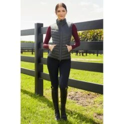 RJ Classics Women's Chloe Wind Defense Vest - Magnet Grey -Equestrian Riding Clothing 690834 800 800