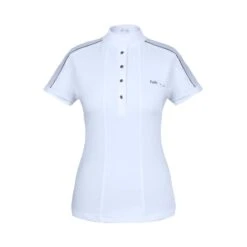 Fair Play Women's Claire Short Sleeve Competition Shirt - White