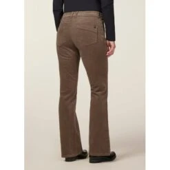 EQL Women's Soft Stretch Corduroy Bootcut Pants - Bark -Equestrian Riding Clothing 693467 800 800