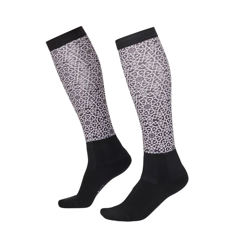 Kerrits Women's Dual Zone Boot Socks - Black Starlight 1 Kerrits Women's Dual Zone Boot Socks - Black Starlight