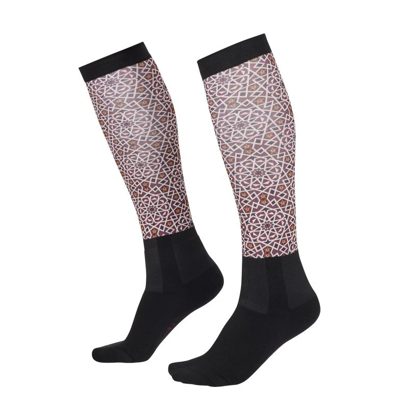 Kerrits Women's Dual Zone Boot Socks - Sangria Starlight 1 Kerrits Women's Dual Zone Boot Socks - Sangria Starlight