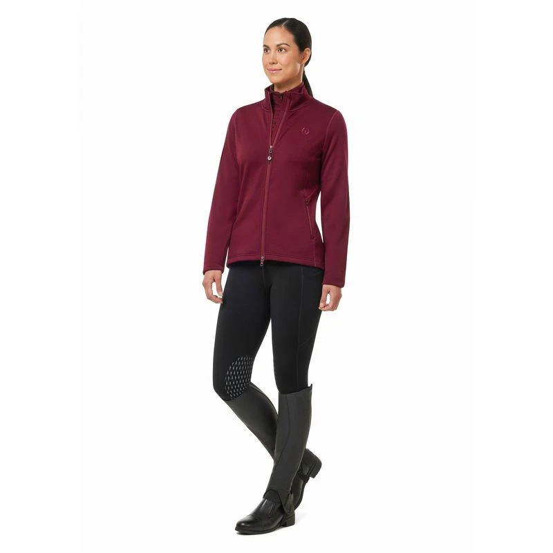 Kerrits Women's Stable Temp Merino Wool Jacket - Sangria 2 Kerrits Women's Stable Temp Merino Wool Jacket - Sangria - Image 2