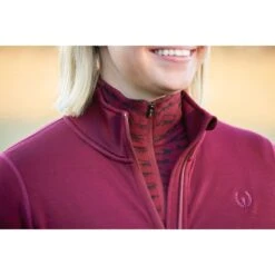 Kerrits Women's Stable Temp Merino Wool Jacket - Sangria 8 Kerrits Women's Stable Temp Merino Wool Jacket - Sangria -Equestrian Riding Clothing 693812 800 800