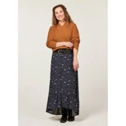 EQL Women's Brittany Cable Knit V-Neck Sweater - Spice -Equestrian Riding Clothing 694398 800 800