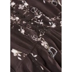 EQL Women's Gwenyth Ecovero Tunic Dress - Java Hunt Field Floral -Equestrian Riding Clothing 694576 800 800