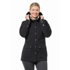 Kerrits Women's Winter Workhorse Barn Jacket - Black -Equestrian Riding Clothing 694704 800 800