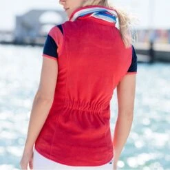 Horseware Women's Mila Summer Fleece Gilet - Watermelon 5 Horseware Women's Mila Summer Fleece Gilet - Watermelon -Equestrian Riding Clothing 695122 800 800