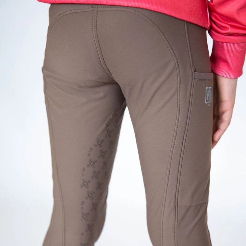 Romfh Kids' Frida Full Grip Pull On Tights - Dusty Brown 1 Romfh Kids' Frida Full Grip Pull On Tights - Dusty Brown