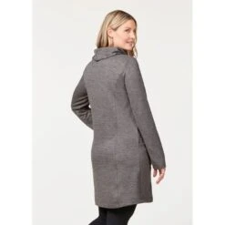EQL Women's Textured Cowl Neck Dress - Peppercorn 8 EQL Women's Textured Cowl Neck Dress - Peppercorn -Equestrian Riding Clothing 700320 800 800