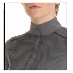 Tredstep Women's Solo Pearl Short Competition Sleeve - Lunar Grey -Equestrian Riding Clothing 706930 800 800